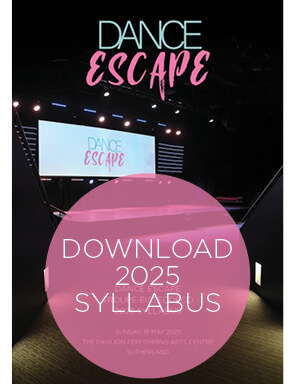 Dance Escape 2025 Syllabus